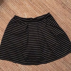 Striped mini skirt